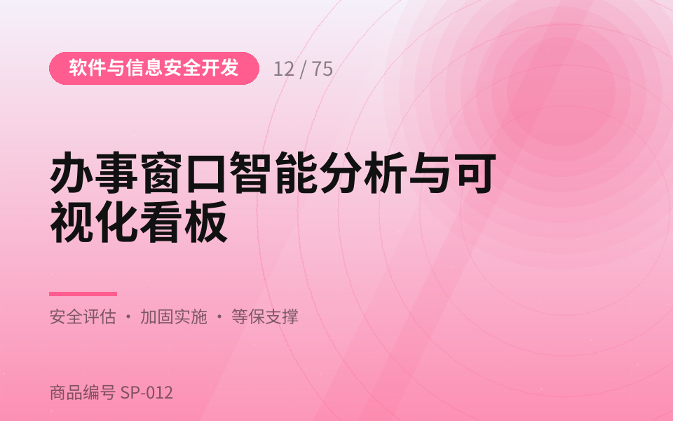 办事窗口智能分析与可视化看板